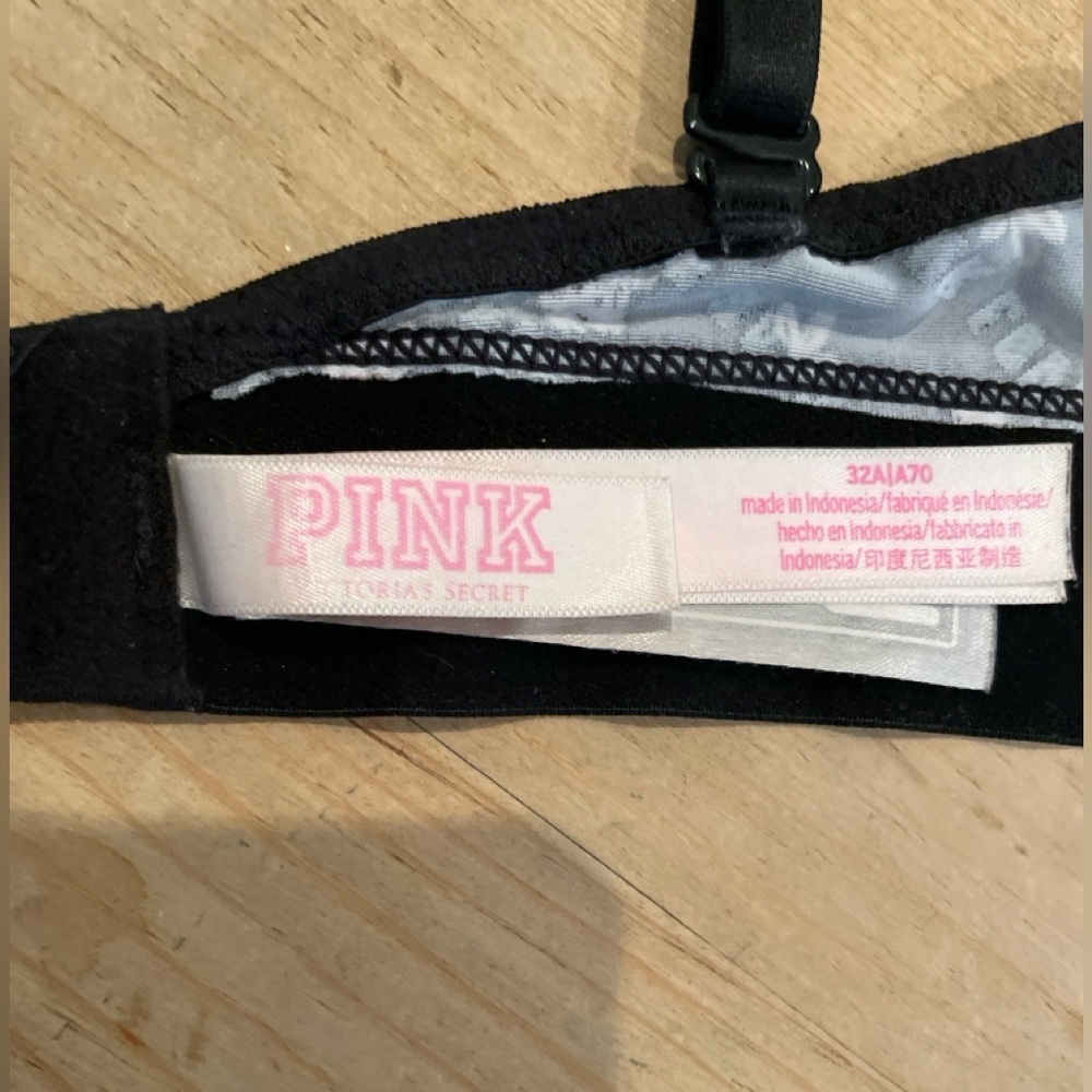 Victoria’s Secret PINK floral silky bra bralette dainty cottagecore feminine 32A - Picture 4 of 8